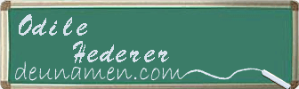 Odile Hederer Visitenkarte